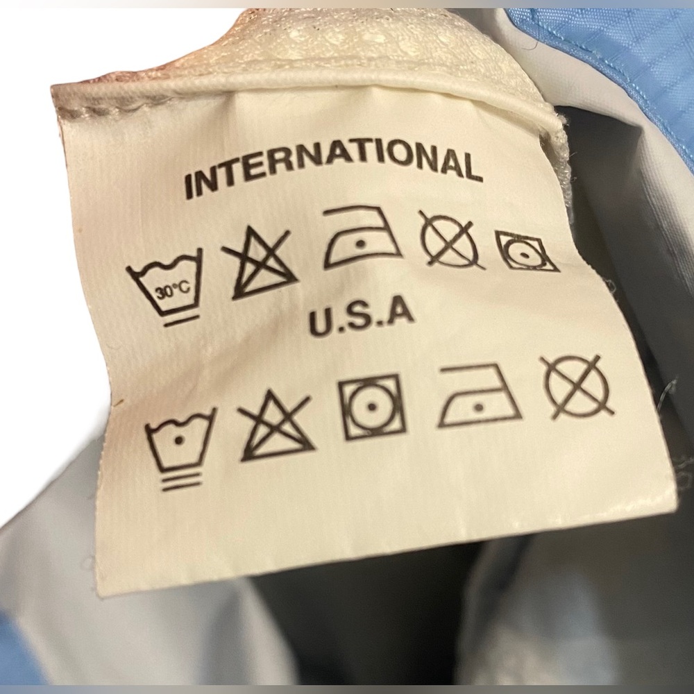 Lowe Alpine Womens Rain Jacket with Hood Light Blue Size Small - Picture 4 of 4